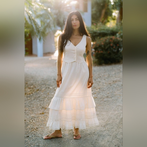 Christy Dawn Dresses & Skirts - NWT Christy Dawn the Rafaella dress in pearl, xlarge